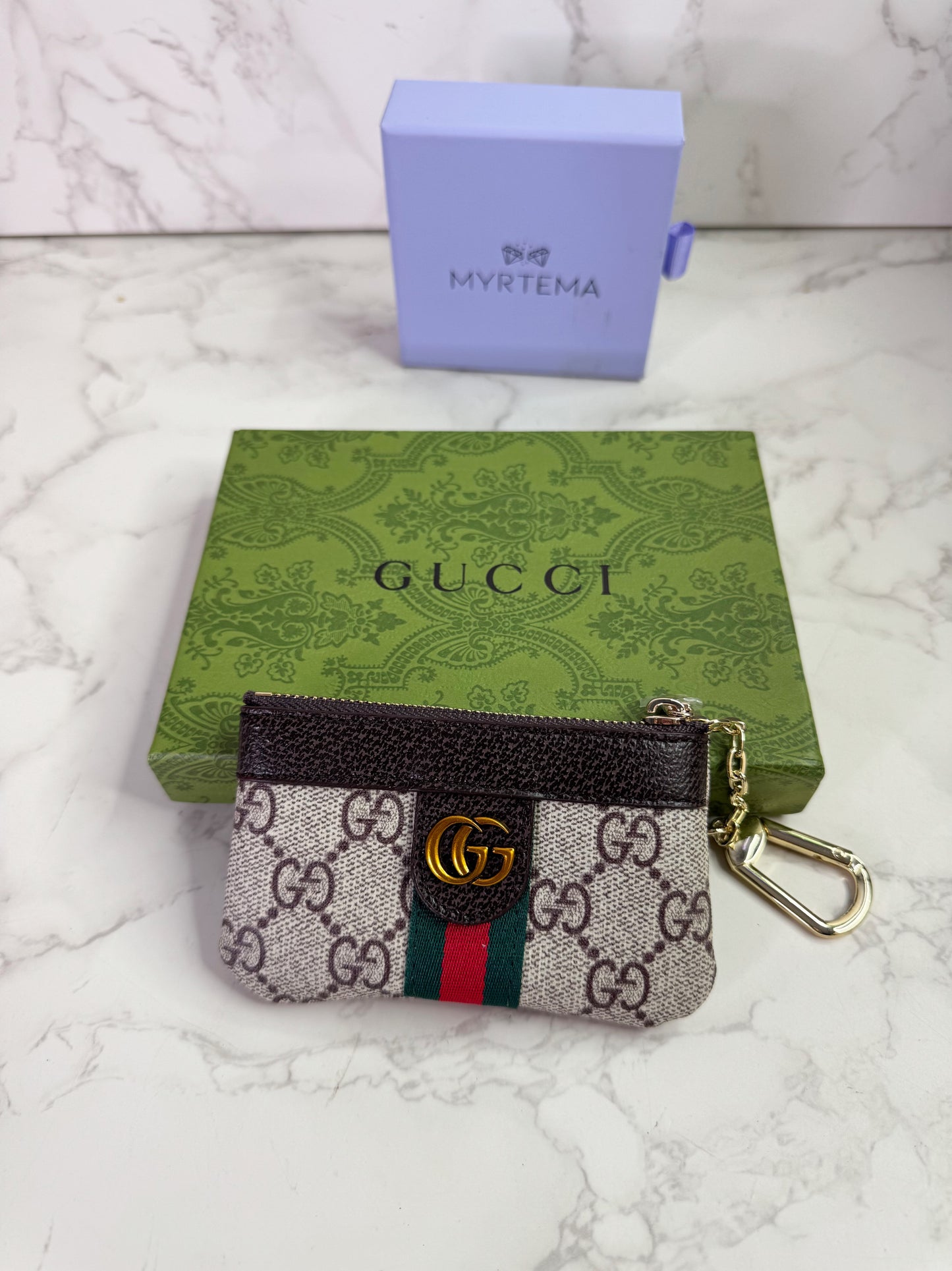 GG Red Green Mini Wallet