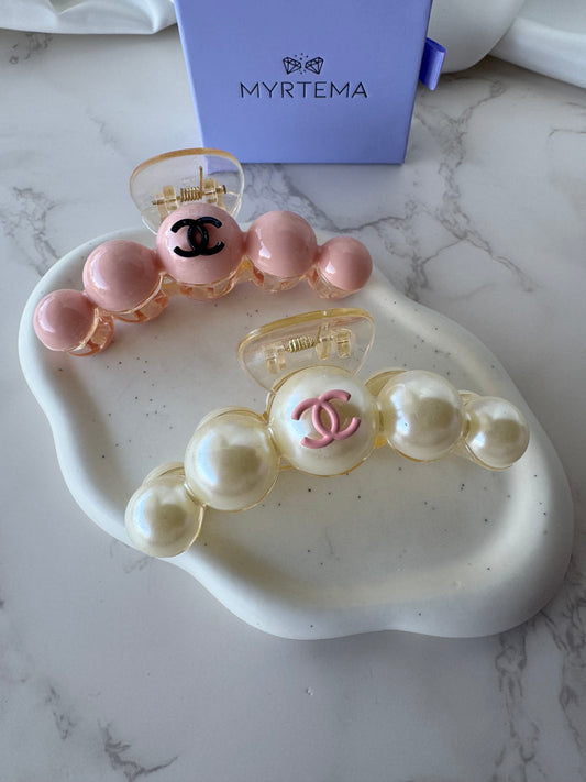 Chanel Pearl Fantasy Hair Clip