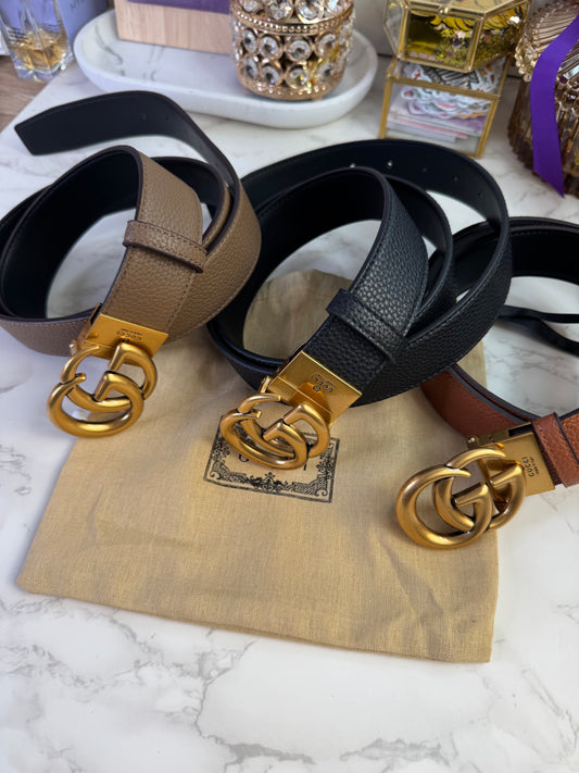 GG Leather Belt