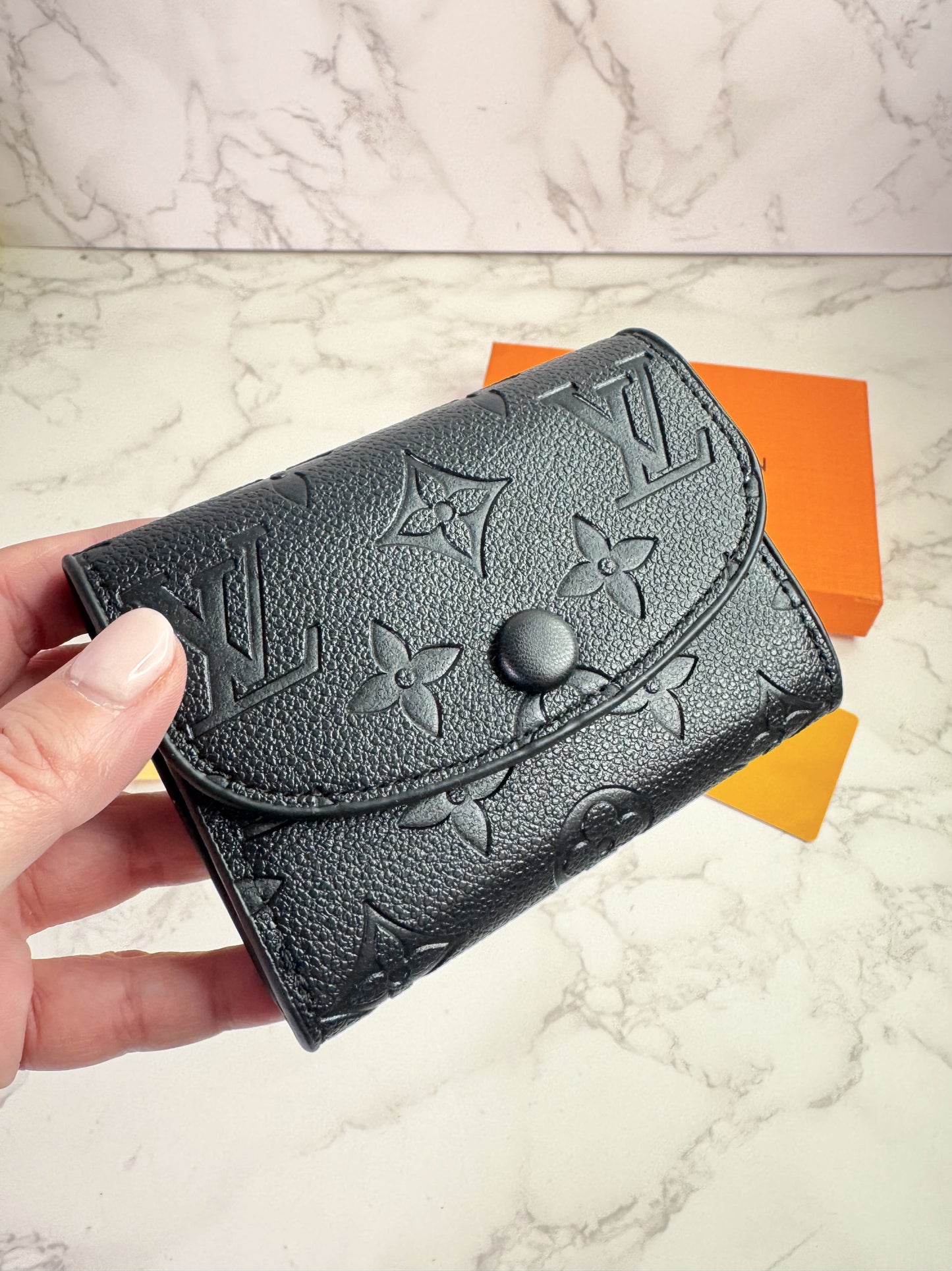 Louiva Black Logo Πορτοφόλι