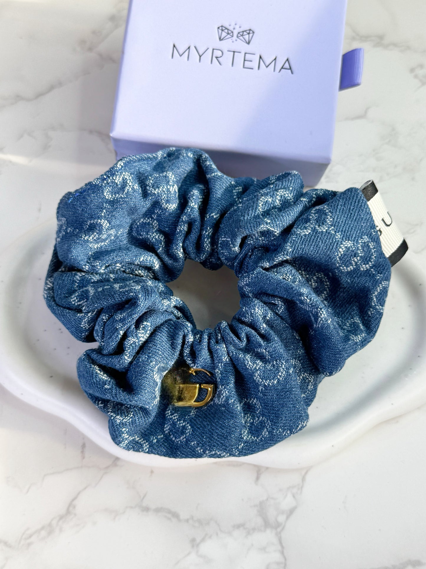 GG Jeans Scrunchie