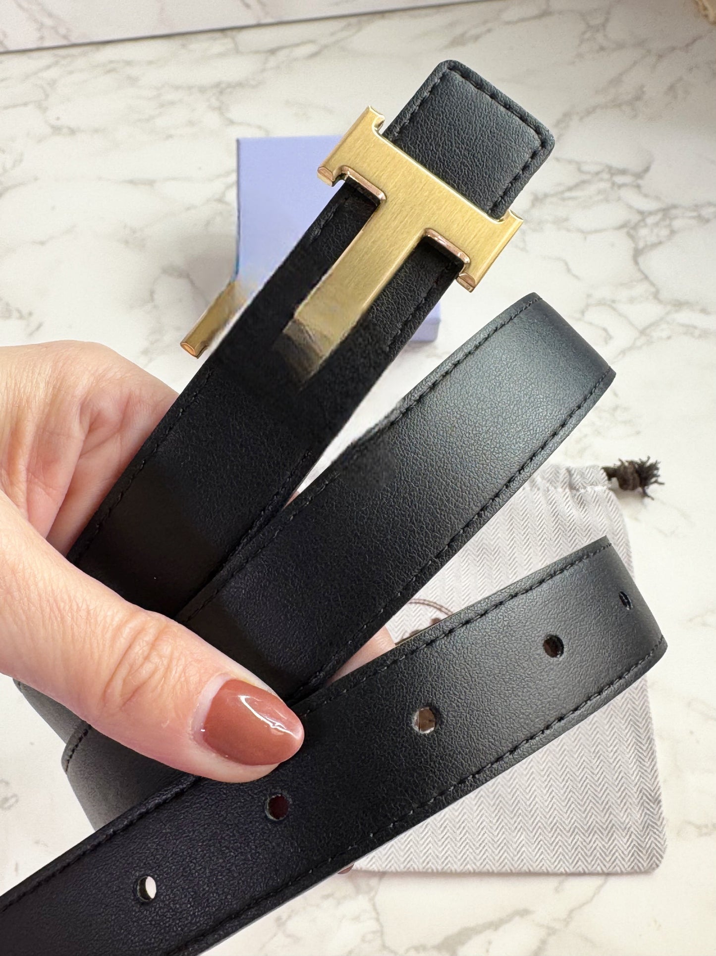 Hermesa Reversible Belt (Δύο Όψεων)