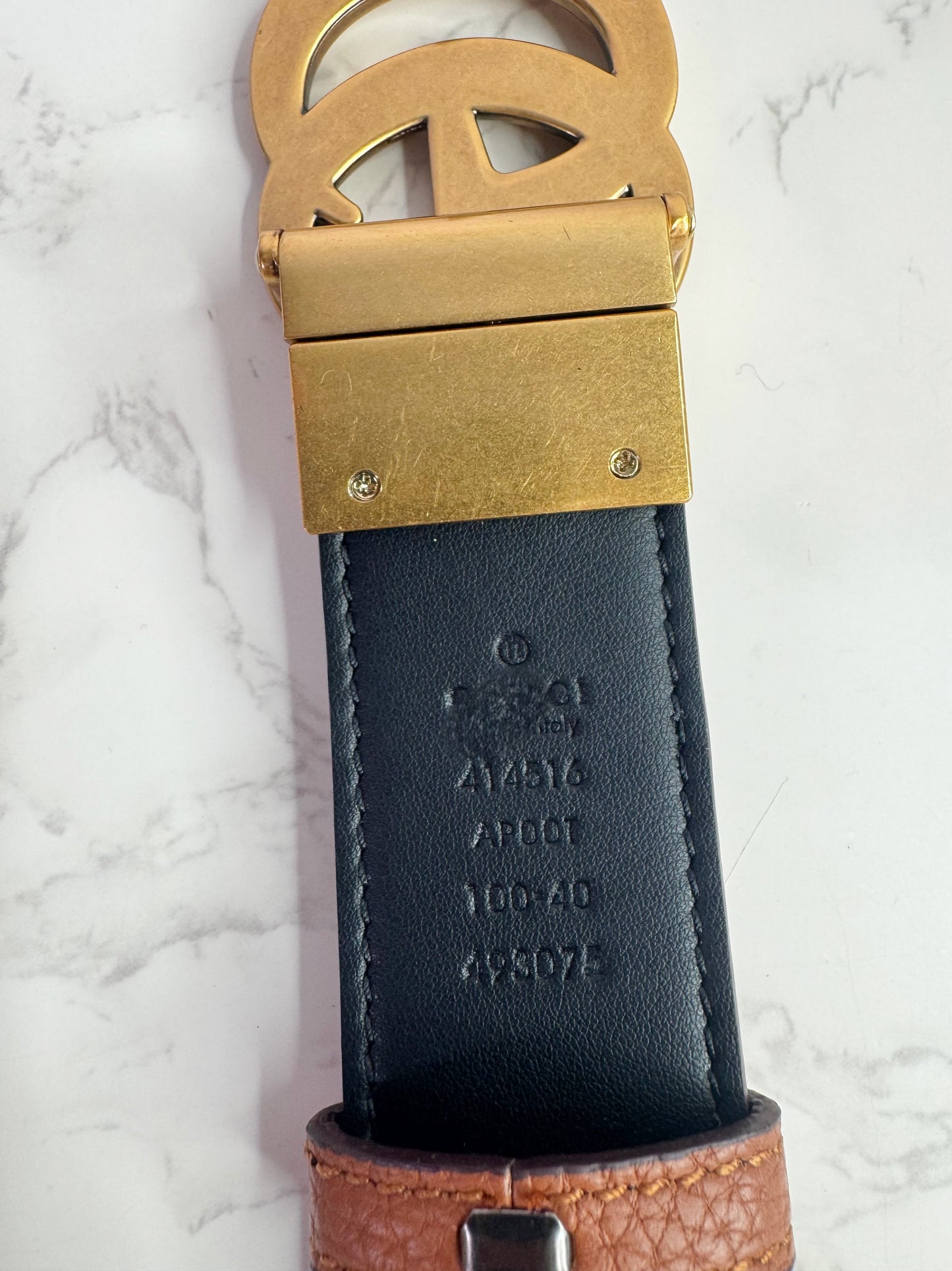 GG Leather Belt