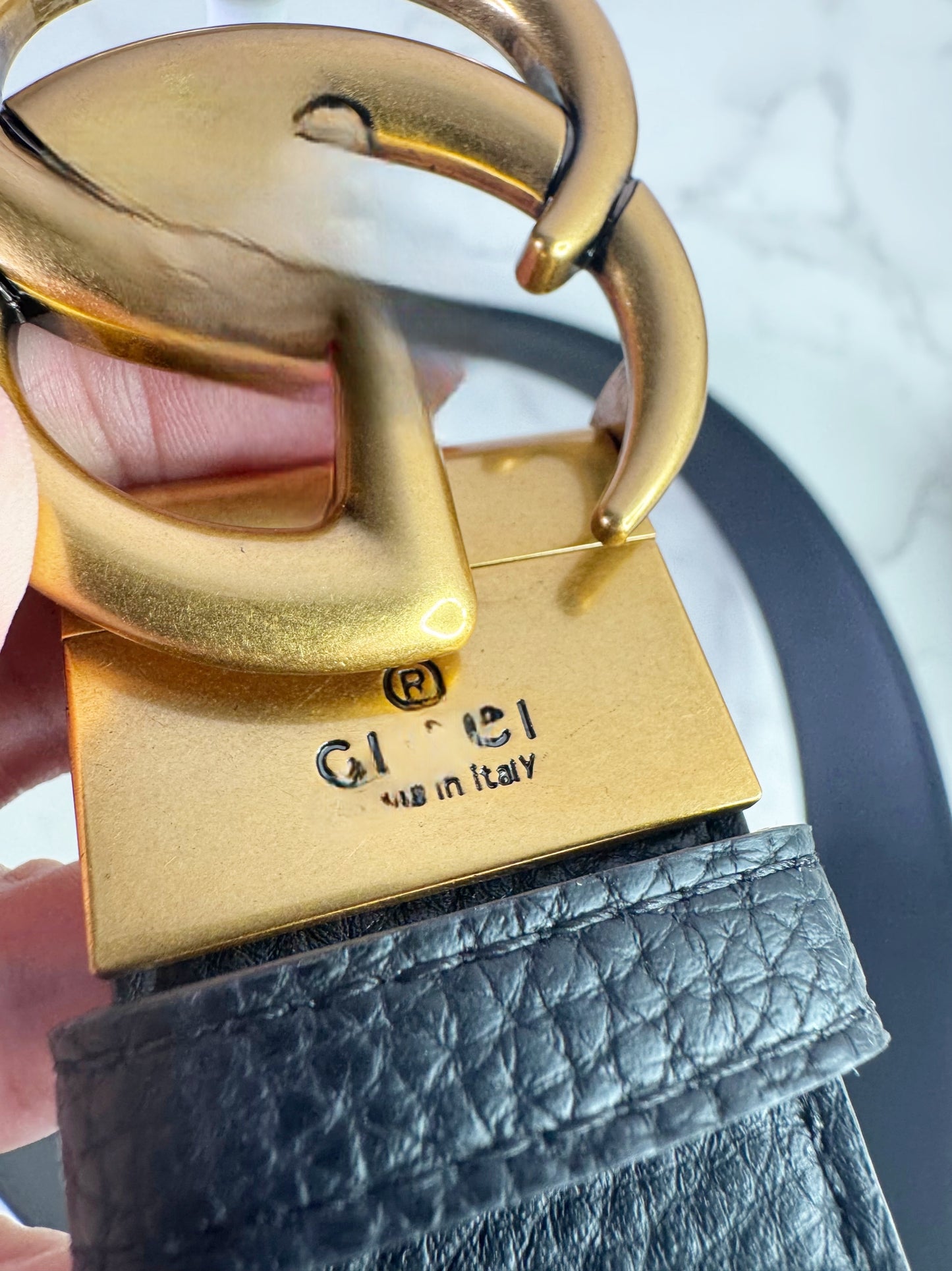 GG Leather Belt