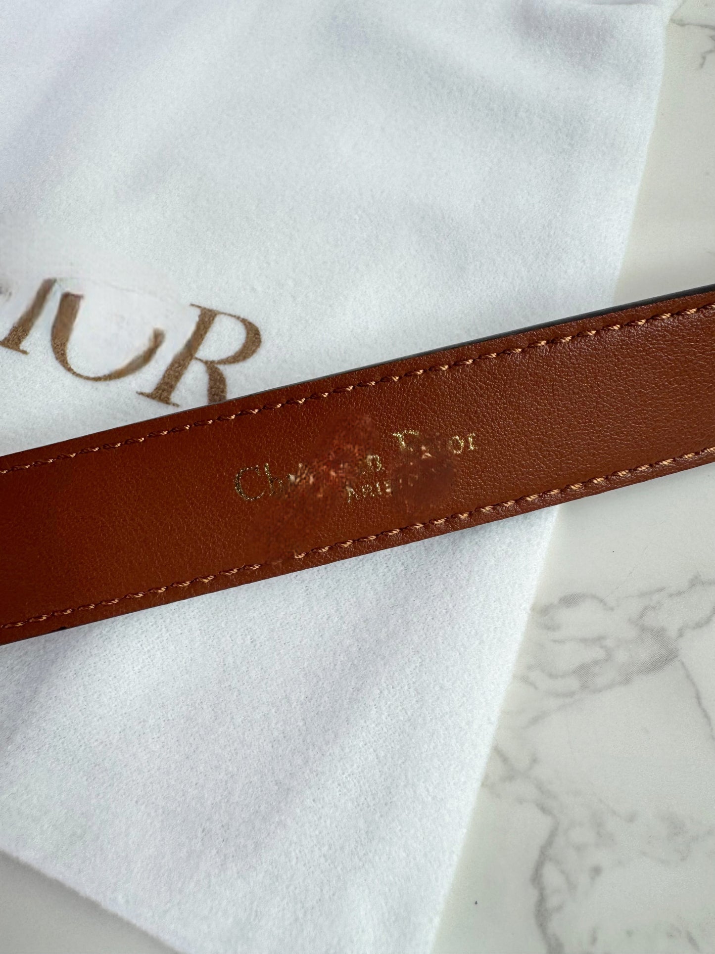 CD Leather Belt