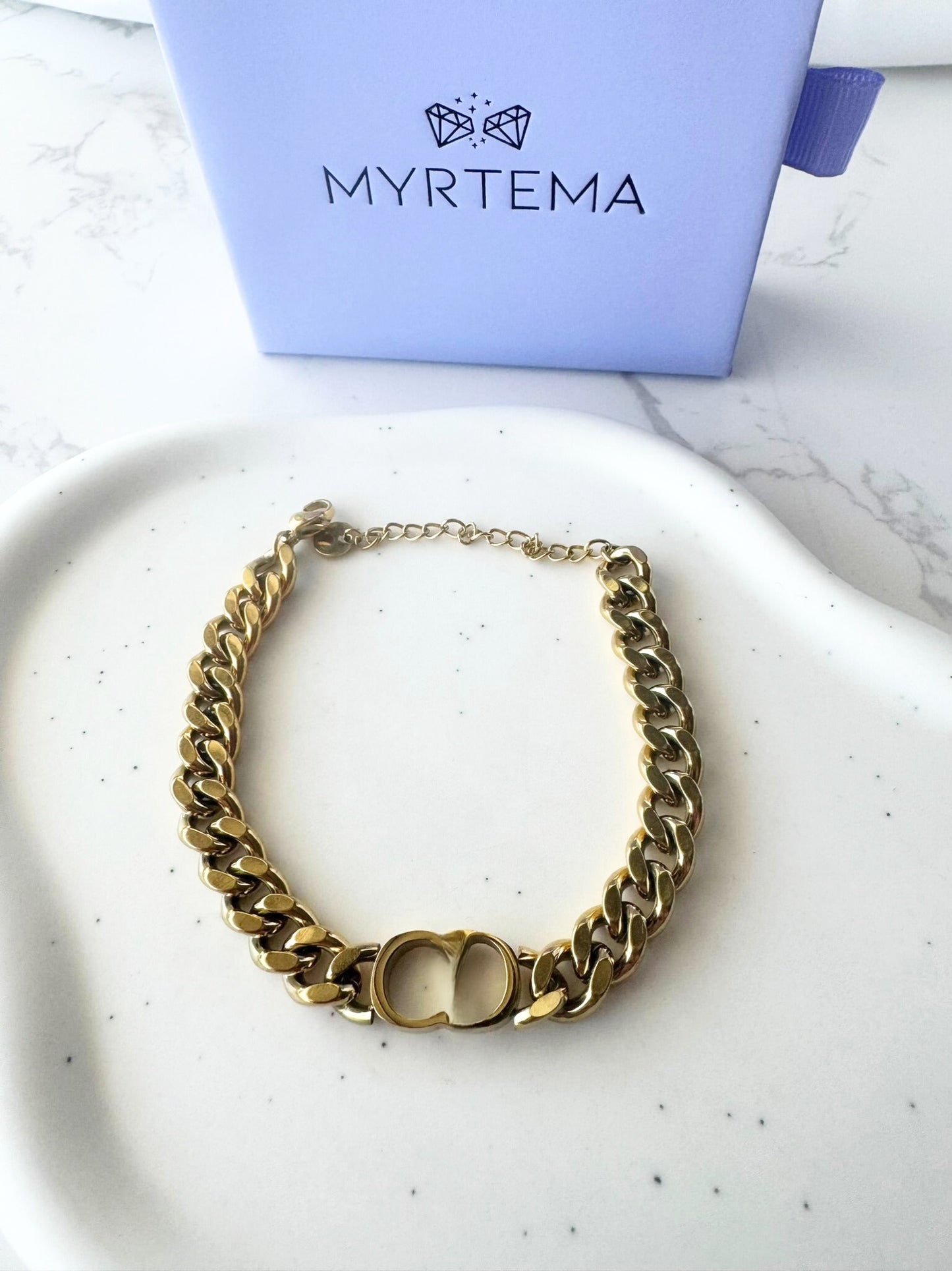 CD Bold Chain Βραχιόλι