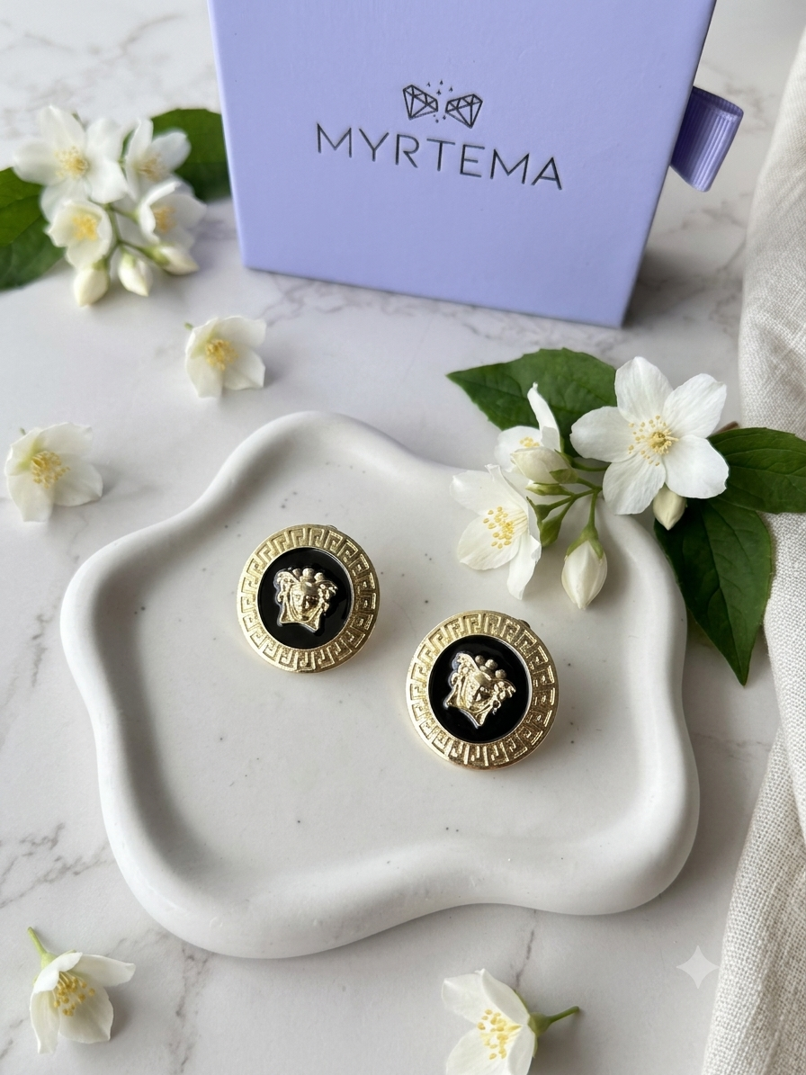 Vera Button Σκουλαρίκια