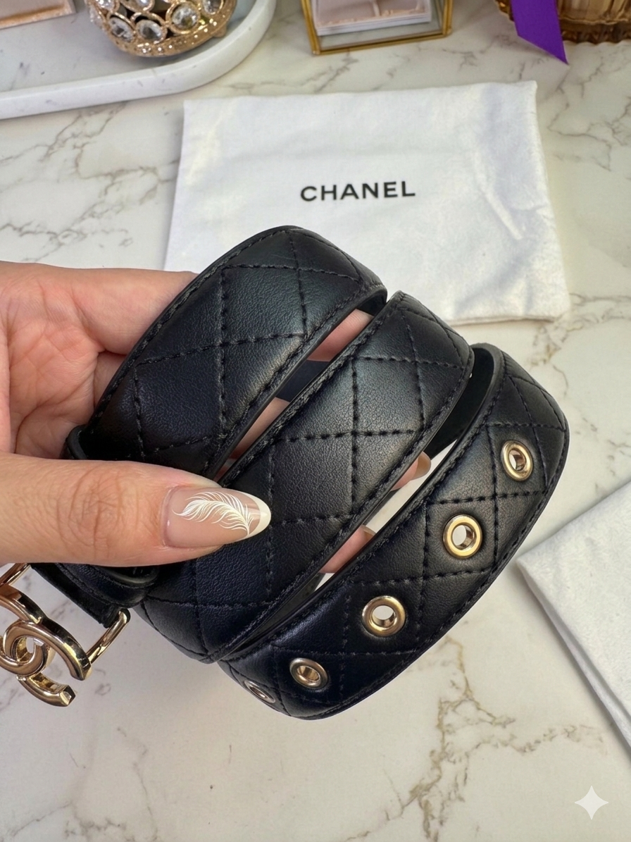 Chanelia Leather Belt