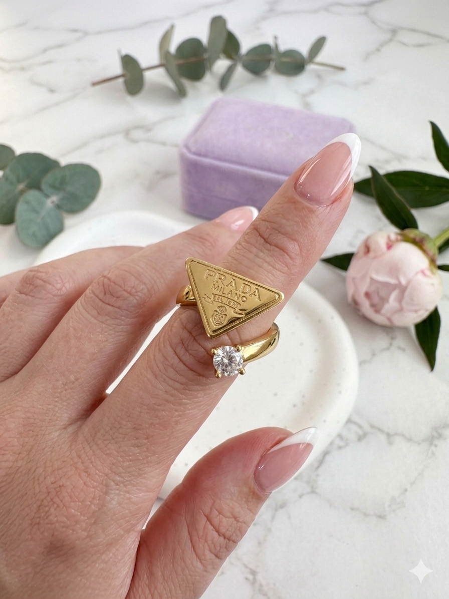 Preda Triangle Δαχτυλίδι
