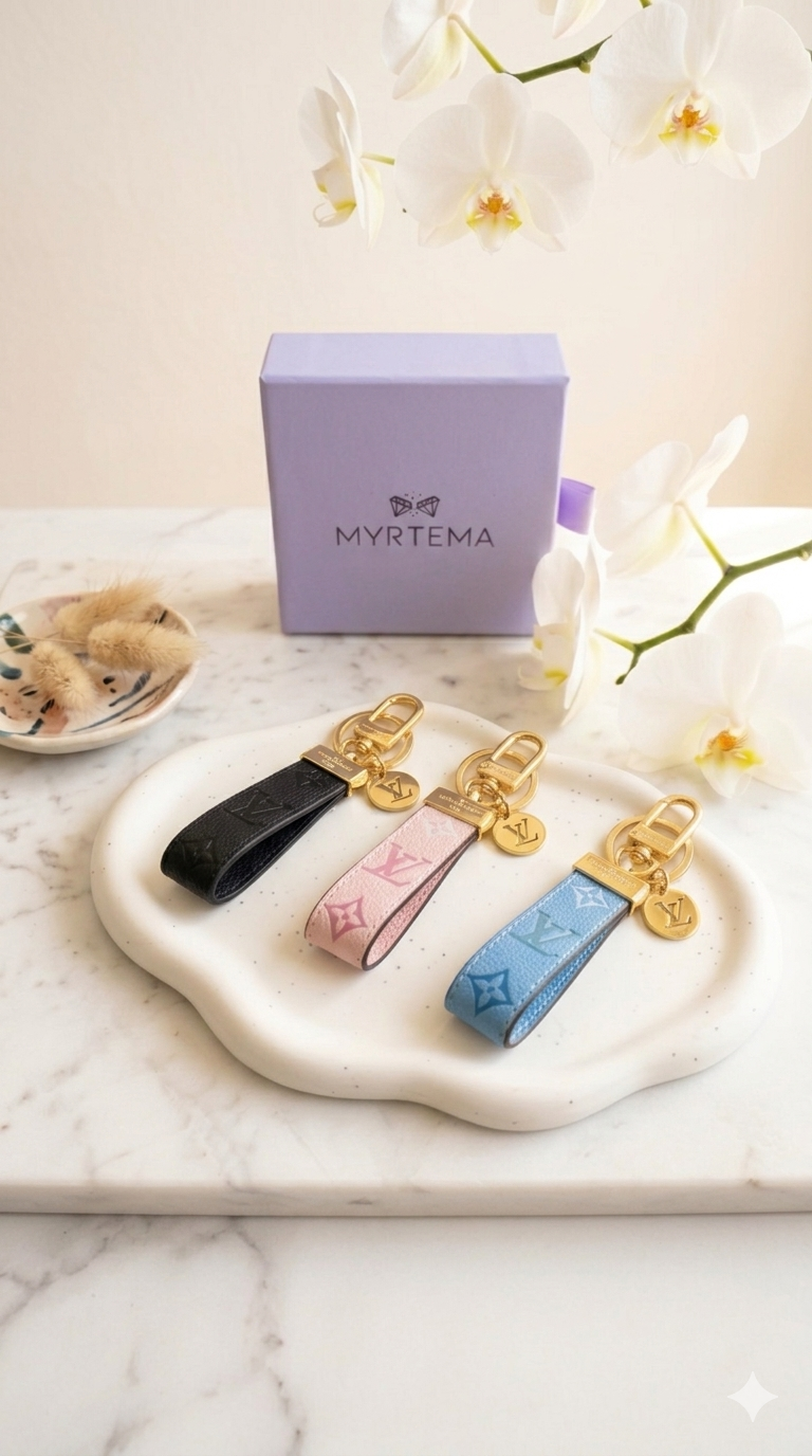 Louiva Charm Keychain