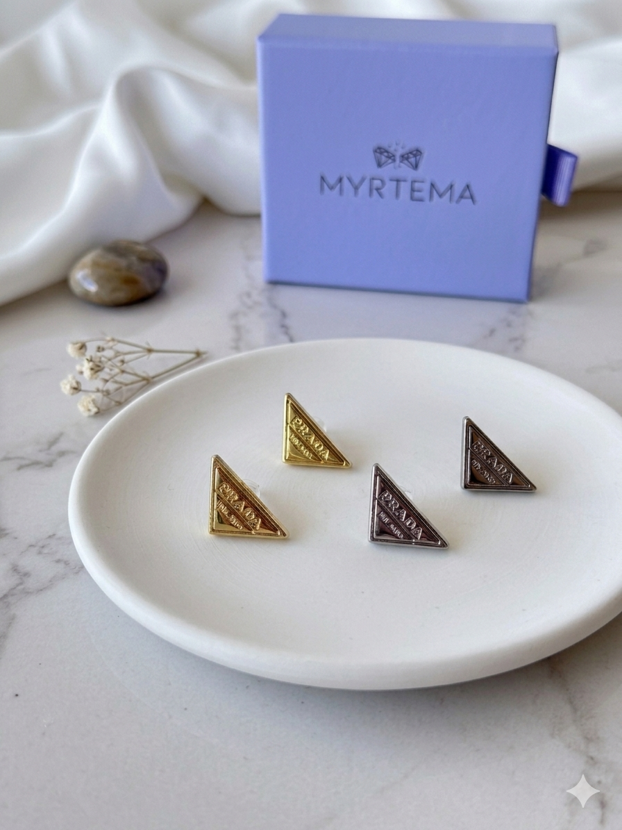 Preda Triangle Σκουλαρίκια