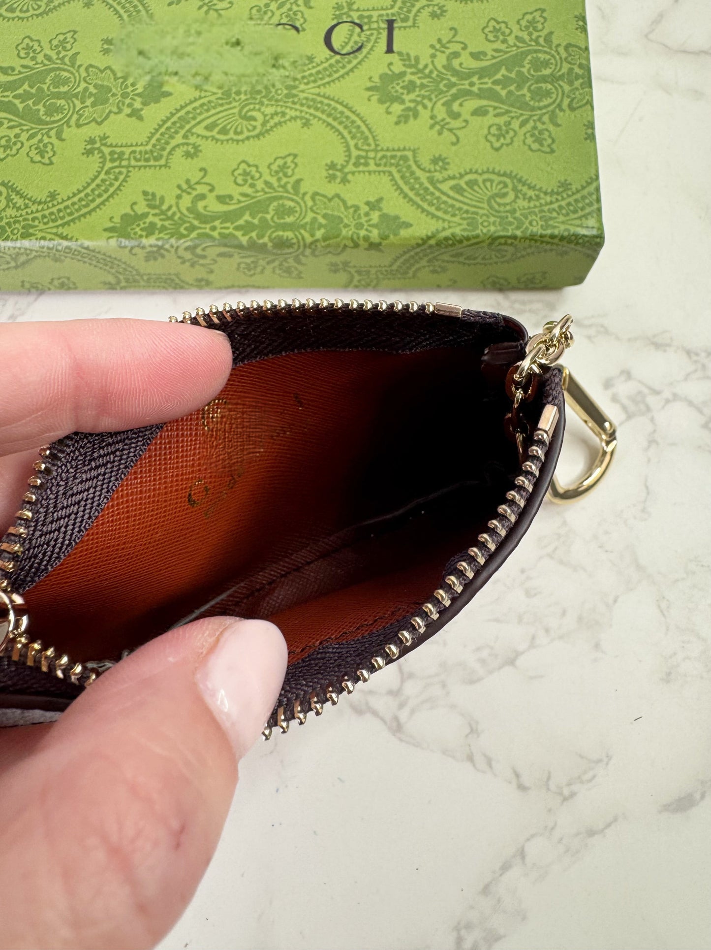 GG Red Green Mini Wallet