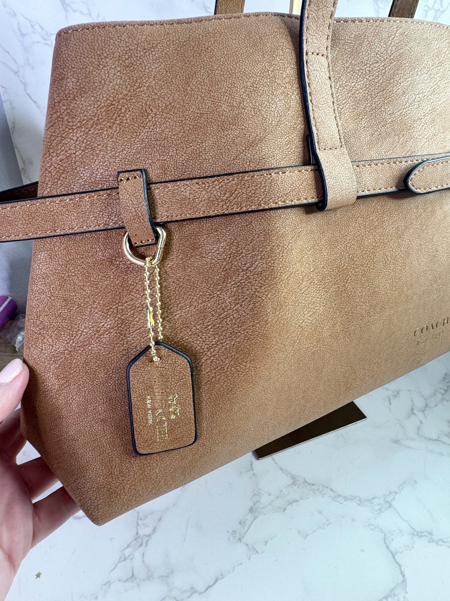 Coachh Suede Τσάντα
