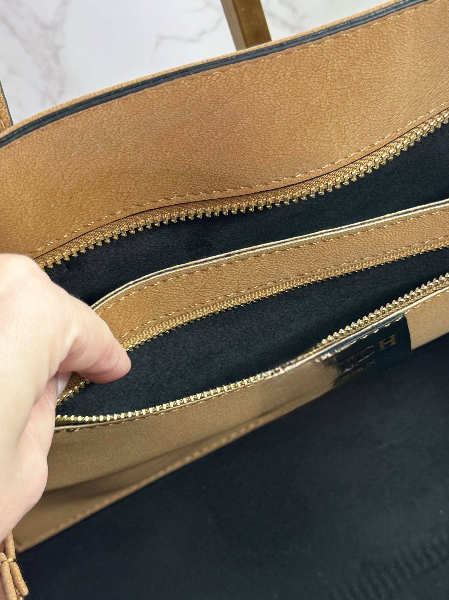 Coachh Suede Τσάντα
