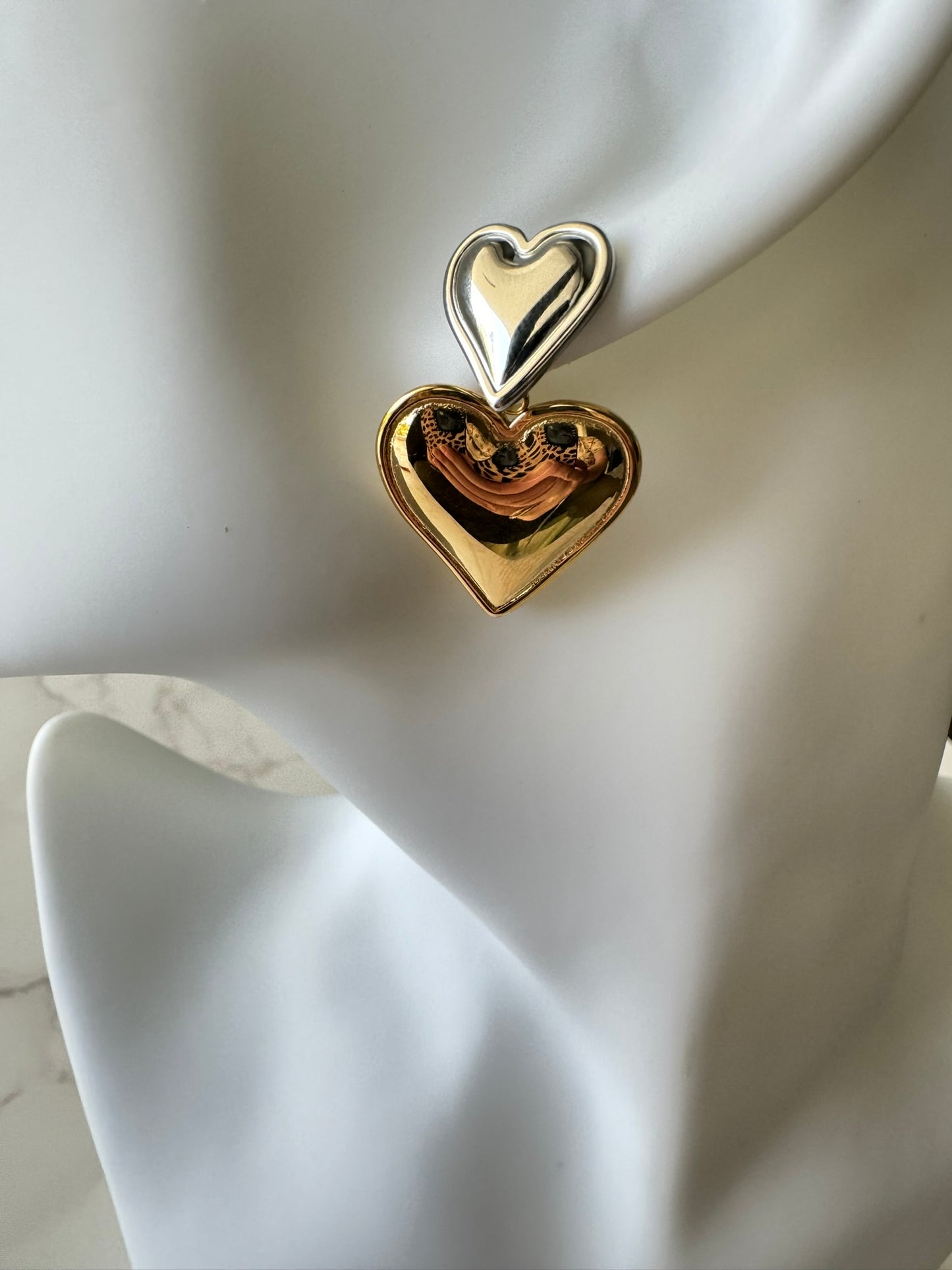 Heart on Heart Σκουλαρίκια