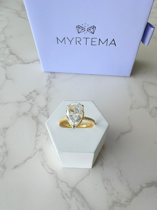 Golden Drop Ring