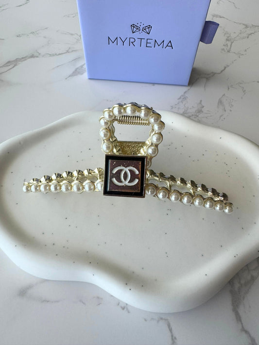 Coco & Pearls Hair Clip